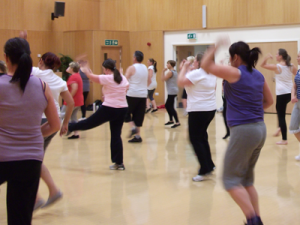 Zumba at the Acklam Green Centre.